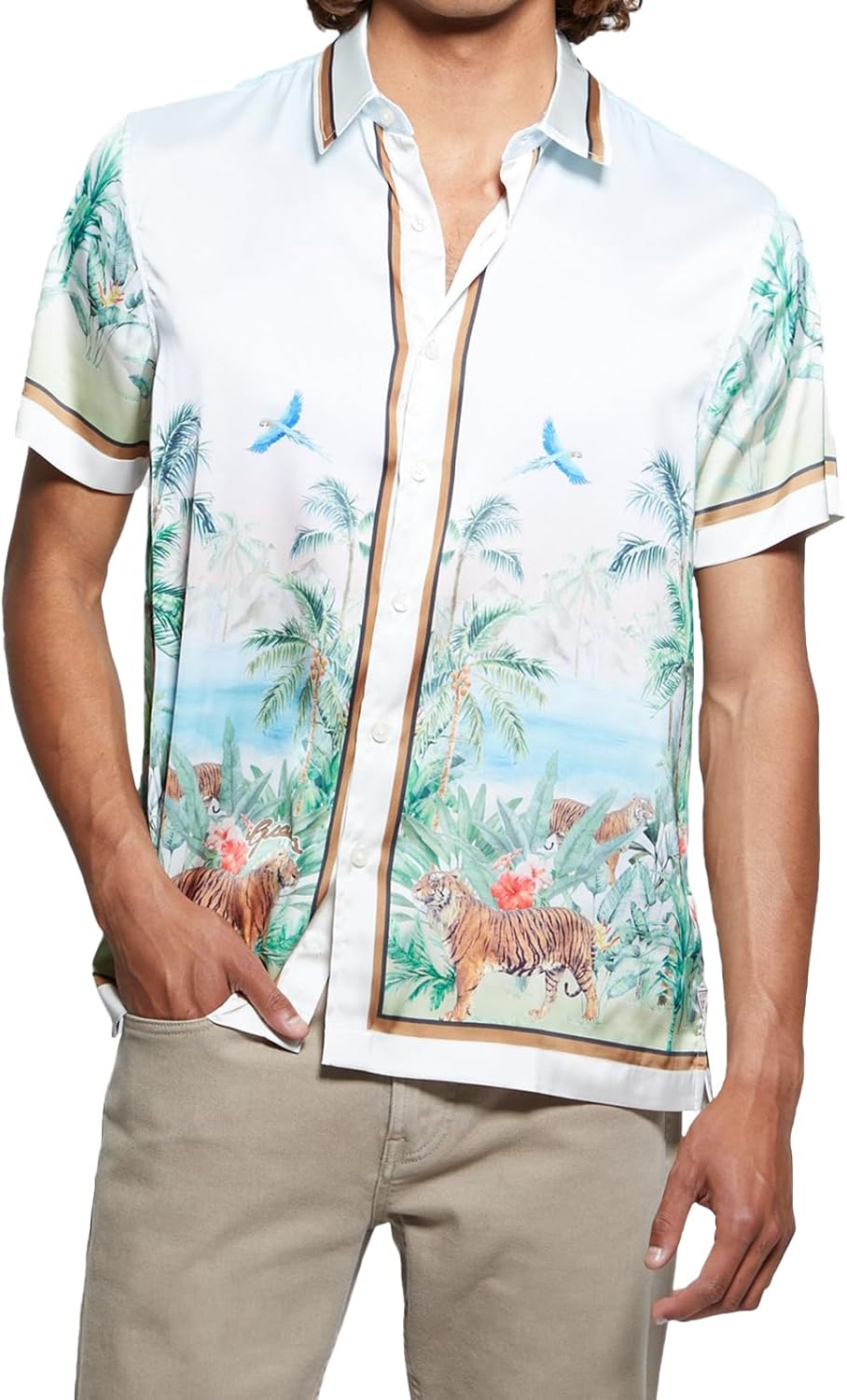 Мужская рубашка GUESS Eco Charm Big Cat, Big Cat Paradise
Мужская рубашка GUESS Eco Charm Big Cat, Big Cat Paradise