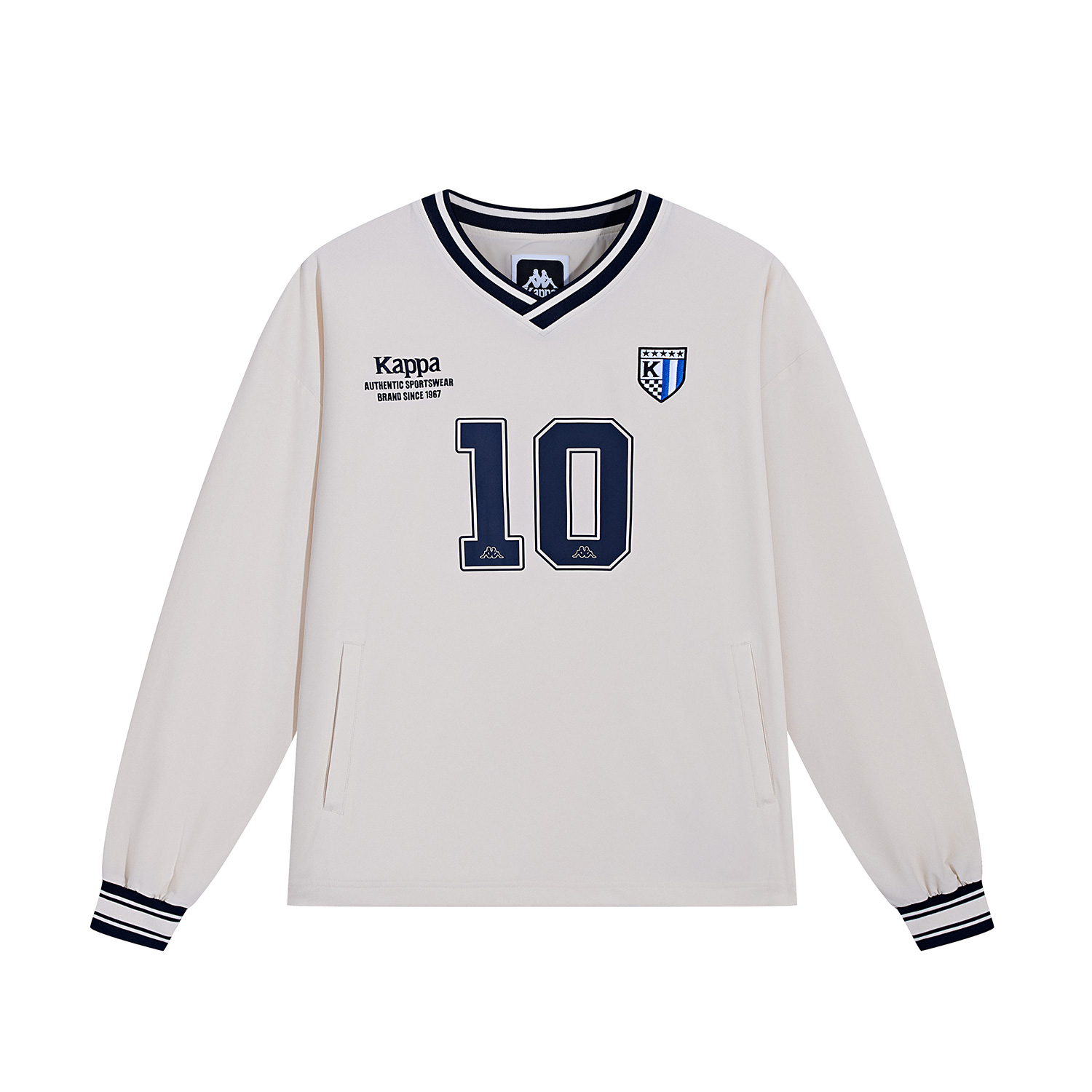 Унисекс белая толстовка Kappa
Унисекс белая толстовка Kappa