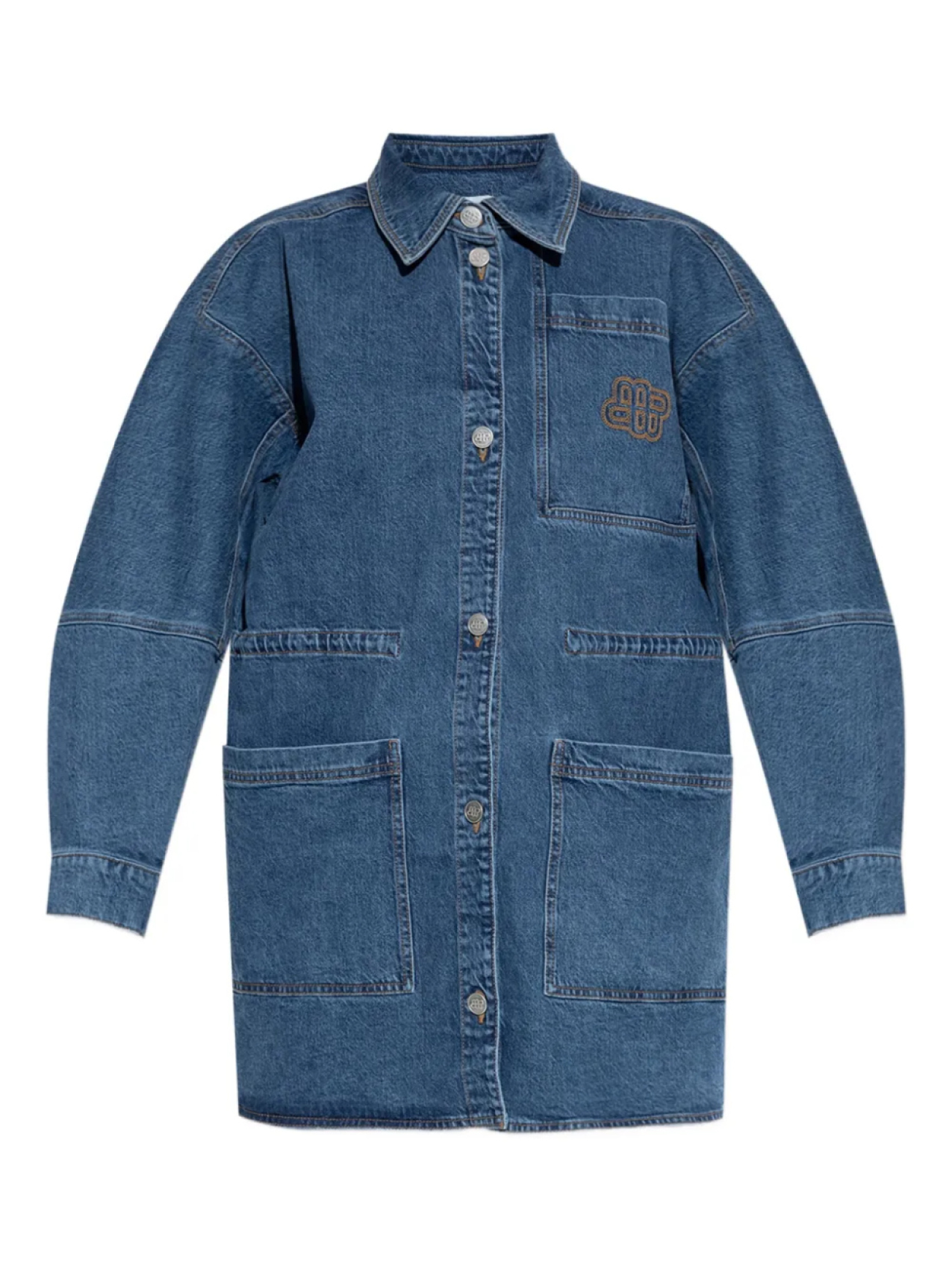 Джинсовая куртка-рубашка MUNTHE, синий
Джинсовая куртка-рубашка MUNTHE, синий