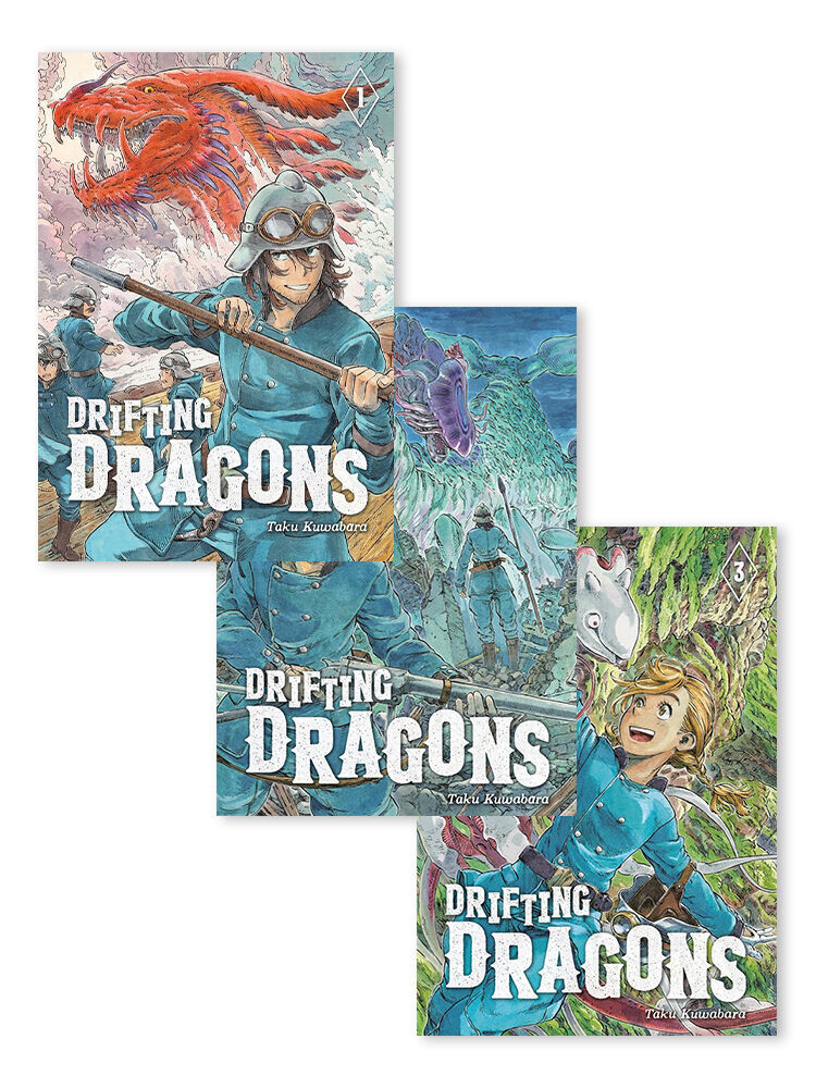Манга Drifting Dragons Manga (1-3) Bundle
Манга Drifting Dragons Manga (1-3) Bundle