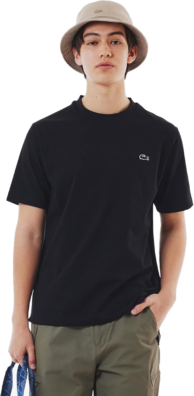 Футболка LACOSTE Мужская футболка с круглым вырезом и коротким рукавом, с рисунком в виде контурных часов, черный
Футболка LACOSTE Мужская футболка с круглым вырезом и коротким рукавом, с рисунком в виде контурных часов, черный