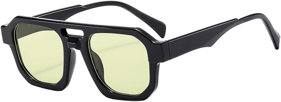 Солнцезащитные очки в стиле ретро с двойной перемычкой, многоугольные, квадратные, женские, с прозрачными линзами цвета морской волны, защита от УФ-излучения UV400, мужские, панк, оливково-зеленые WNCKSQ, Black Green
Солнцезащитные очки в стиле ретро с двойной перемычкой, многоугольные, квадратные, женские, с прозрачными линзами цвета морской волны, защита от УФ-излучения UV400, мужские, панк, оливково-зеленые WNCKSQ, Black Green