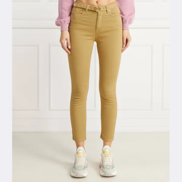 Узкие брюки Susan с поясом джинсовая ткань Pinko, оранжевый
Узкие брюки Susan с поясом джинсовая ткань Pinko, оранжевый