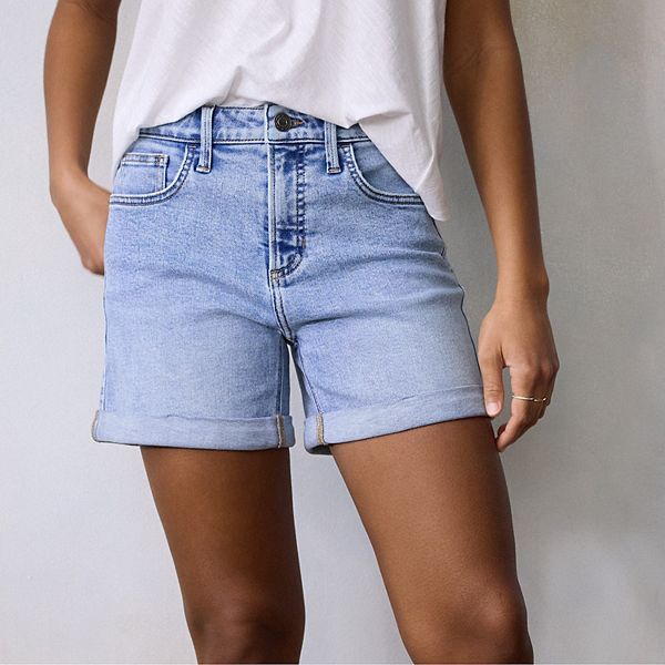 Женские шорты с высокой посадкой и 5-дюймовым подвернутым краем Lc Lauren Conrad, Superlight Wash
Женские шорты с высокой посадкой и 5-дюймовым подвернутым краем Lc Lauren Conrad, Superlight Wash