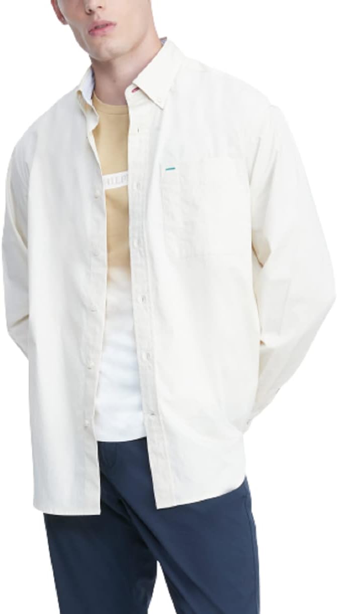 Мужская твиловая рубашка Tommy Hilfiger, Bone White
Мужская твиловая рубашка Tommy Hilfiger, Bone White