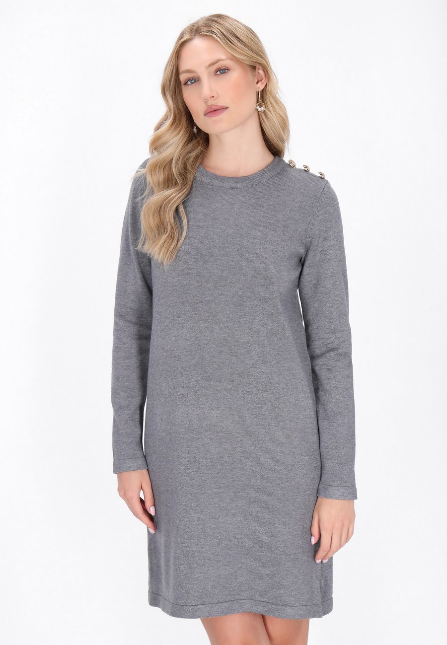 Платье DreiMaster Jumper dress, Grey Melange/Grey
Платье DreiMaster Jumper dress, Grey Melange/Grey