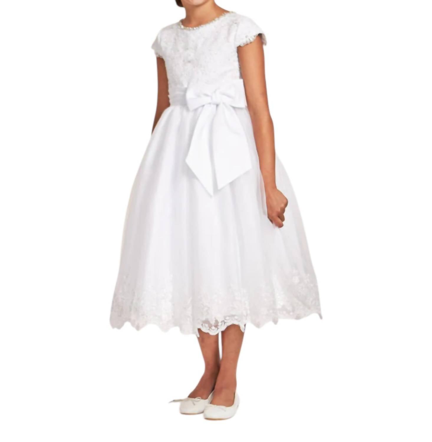 Коммунионное платье белого цвета Joan Calabrese
Коммунионное платье белого цвета Joan Calabrese