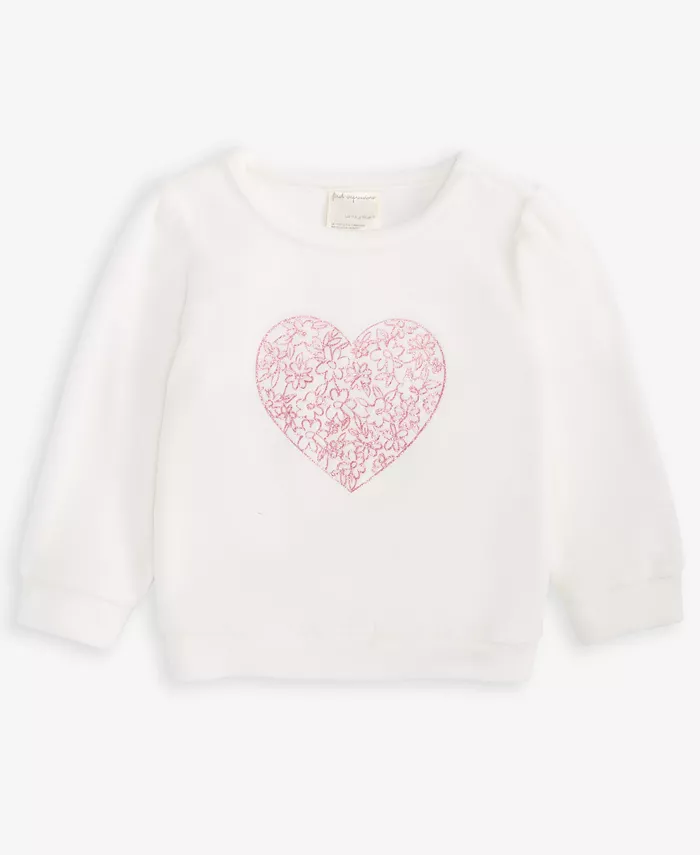 Велюровый топ с длинными рукавами и цветочным принтом для девочек First Impressions, белый
Велюровый топ с длинными рукавами и цветочным принтом для девочек First Impressions, белый