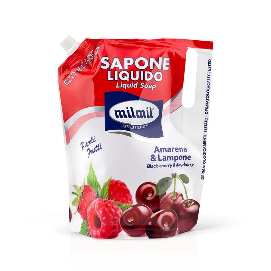 Жидкое мыло MilMil Вишня и малина РЕФИЛ 900 мл
Жидкое мыло MilMil Вишня и малина РЕФИЛ 900 мл