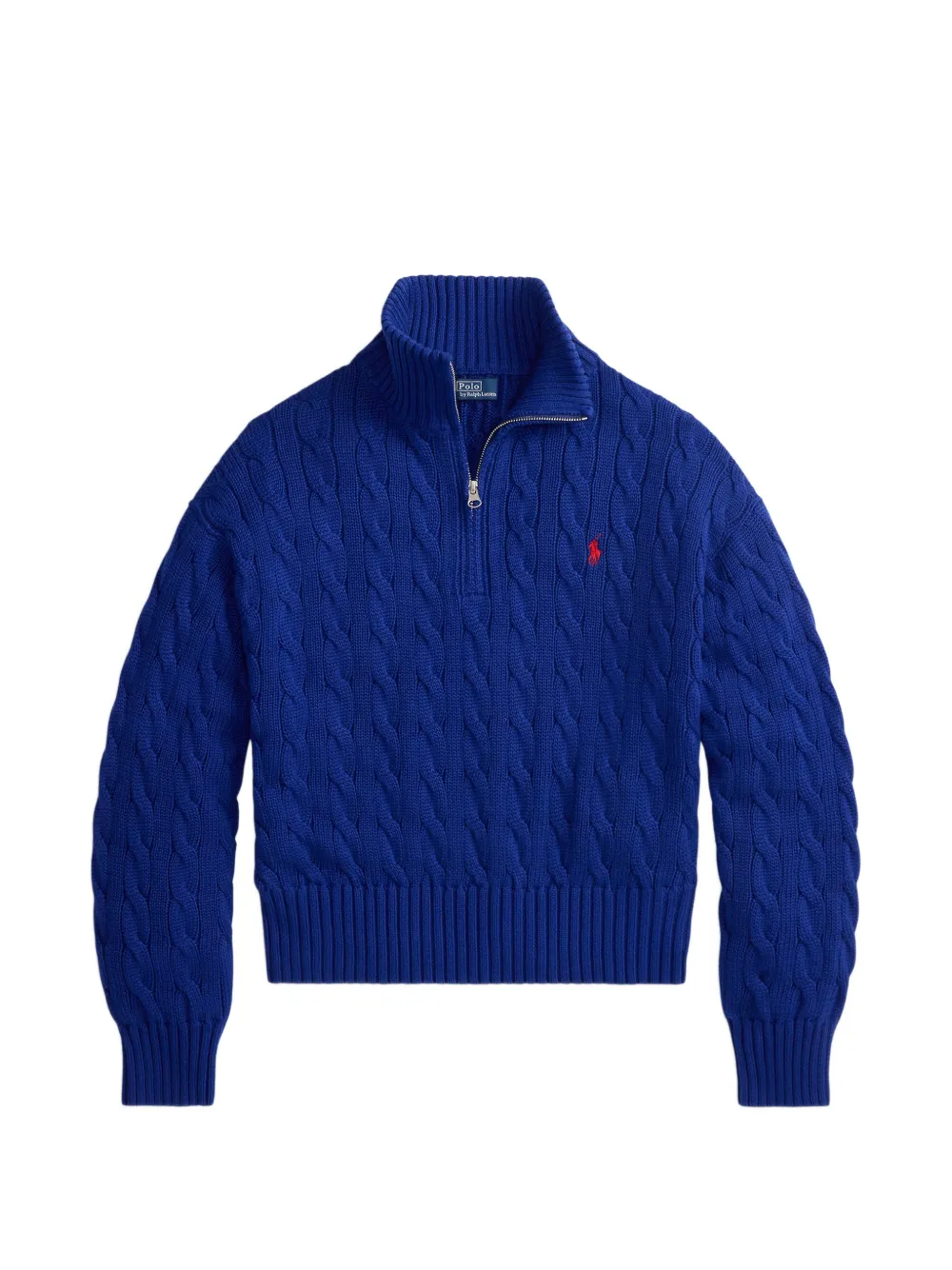 Вязаный свитер на молнии Polo Ralph Lauren, синий
Вязаный свитер на молнии Polo Ralph Lauren, синий