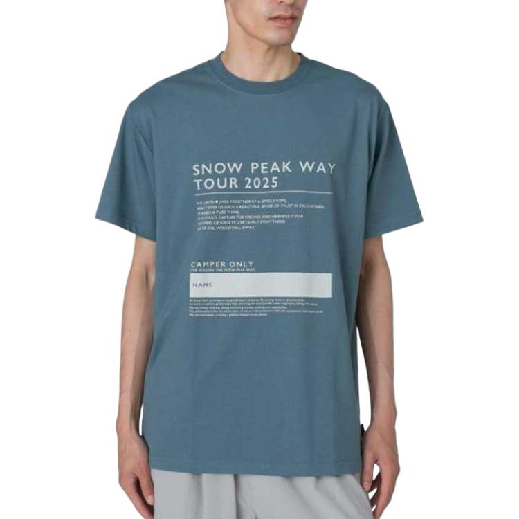 Футболка унисекс Snow Peak, синий
Футболка унисекс Snow Peak, синий