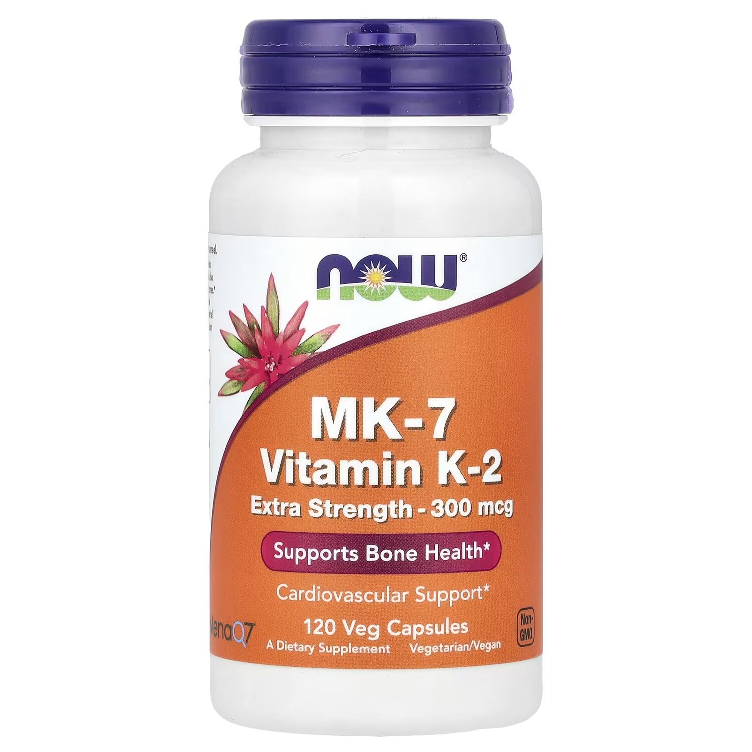 MK-7, Витамин К-2, повышенная сила, 300 мкг, 120 растительных капсул Now Foods
MK-7, Витамин К-2, повышенная сила, 300 мкг, 120 растительных капсул Now Foods