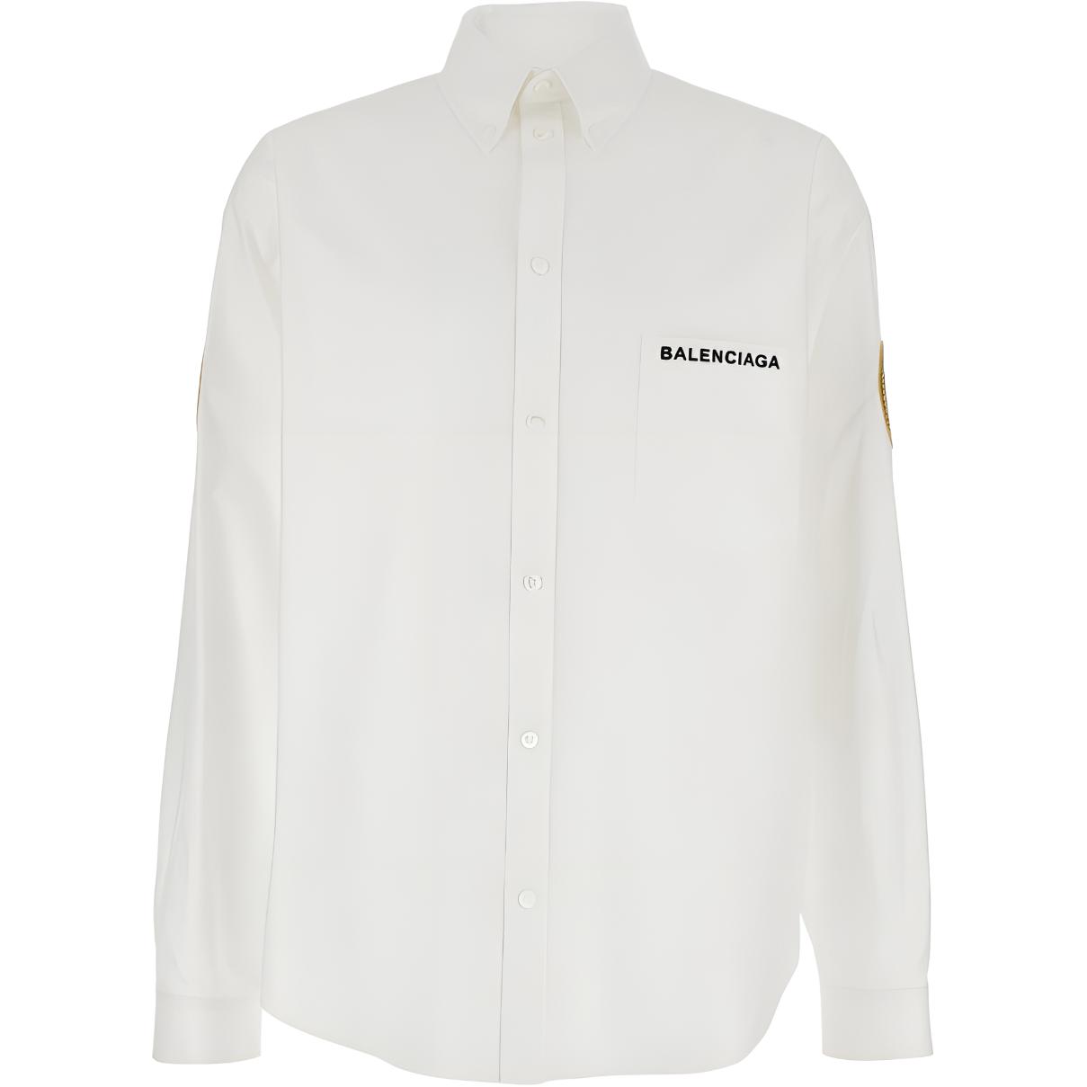 Balenciaga Рубашка Logo Embroidered Long Sleeved Shirt
Balenciaga Рубашка Logo Embroidered Long Sleeved Shirt