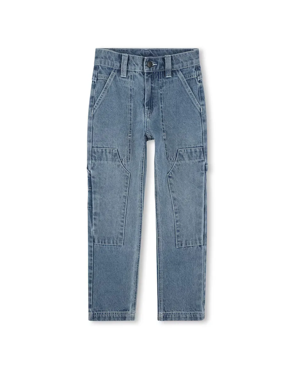 Состаренные джинсы из хлопка DKNY, синий
Состаренные джинсы из хлопка DKNY, синий