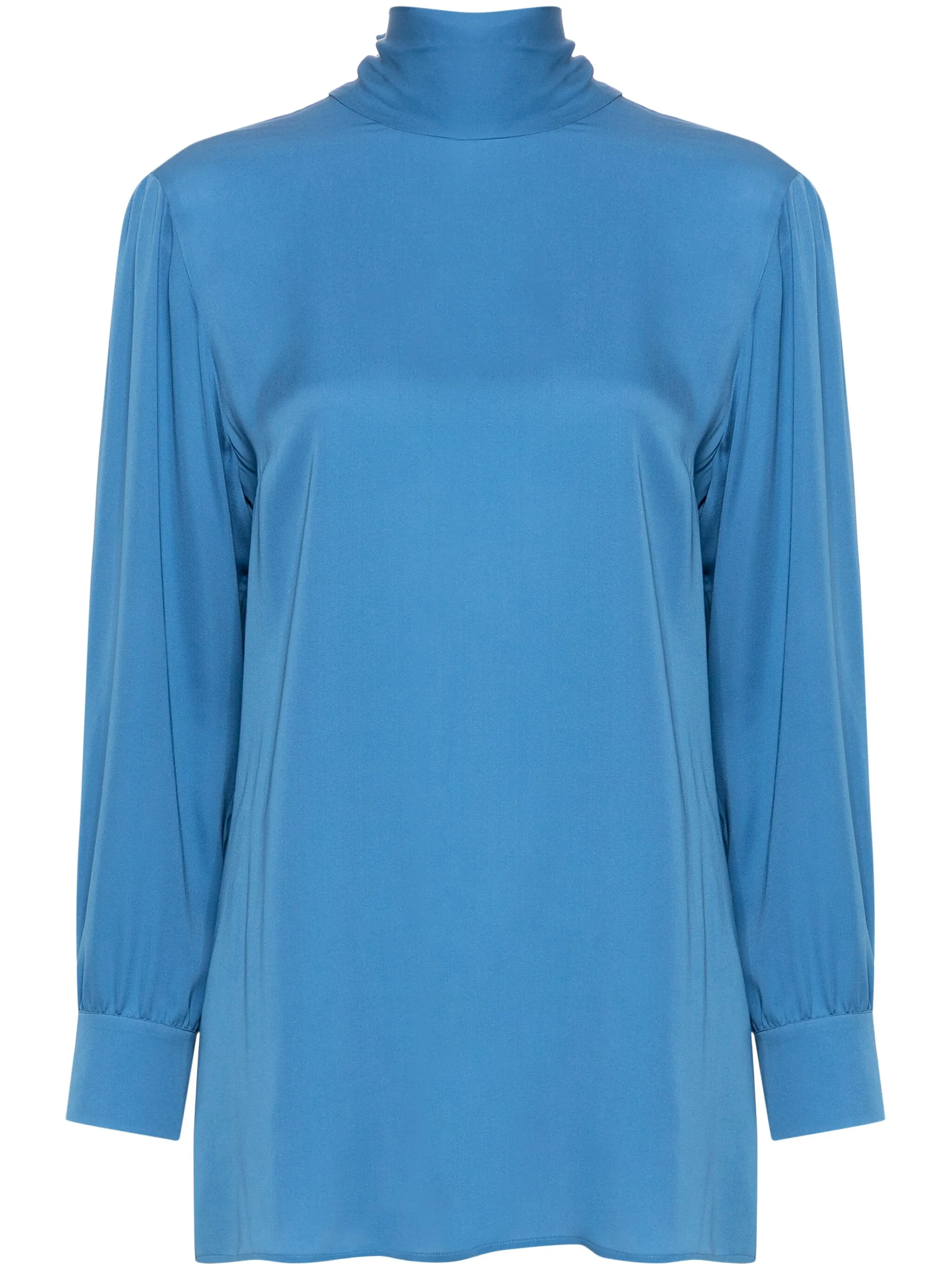 Шелковая блузка с бантом Gucci, синий
Шелковая блузка с бантом Gucci, синий