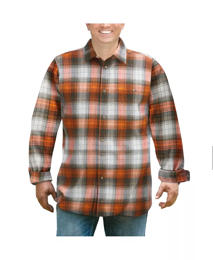 Фланелевая рубашка KingSize Big & Tall Boulder Creek, оранжевый
Фланелевая рубашка KingSize Big & Tall Boulder Creek, оранжевый