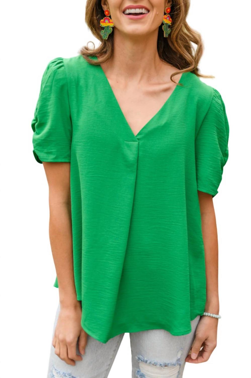 Блузка Let's Meet Up зеленого цвета Jodifl
Блузка Let's Meet Up зеленого цвета Jodifl