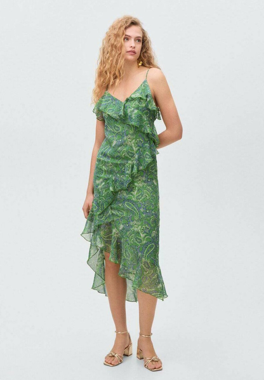 Повседневное платье Mango Kids, зеленый
Повседневное платье Mango Kids, зеленый