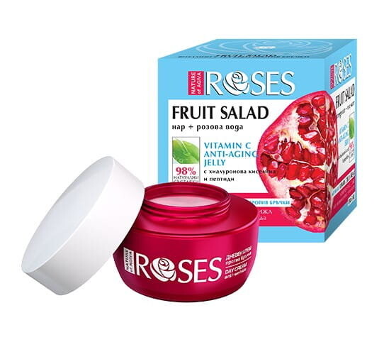 Гель-крем интенсивно против морщин с витамином С, розовой водой и гранатом, 50 мл Nature of Agiva
Гель-крем интенсивно против морщин с витамином С, розовой водой и гранатом, 50 мл Nature of Agiva