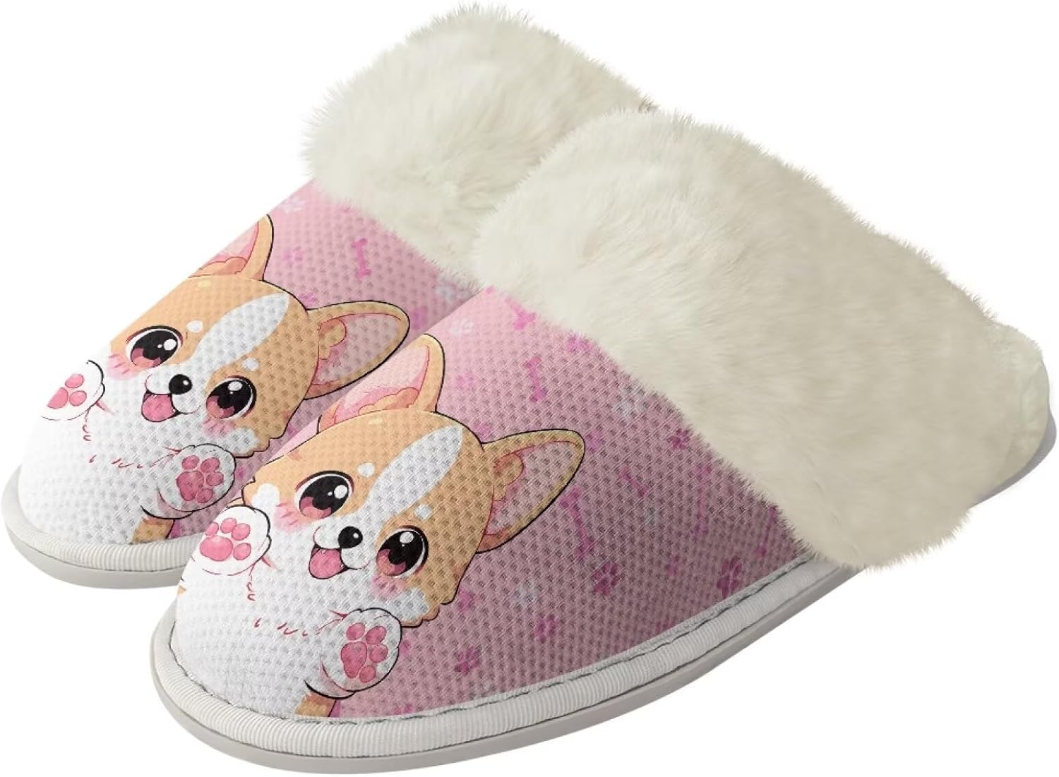 Домашние тапочки Watdotory для женщин и мужчин, зимние, с закрытым носком, теплые, на плоской подошве, унисекс, повседневные, дышащие, мягкие плюшевые, для ванной и дома, Cute Corgi Dog
Домашние тапочки Watdotory для женщин и мужчин, зимние, с закрытым носком, теплые, на плоской подошве, унисекс, повседневные, дышащие, мягкие плюшевые, для ванной и дома, Cute Corgi Dog