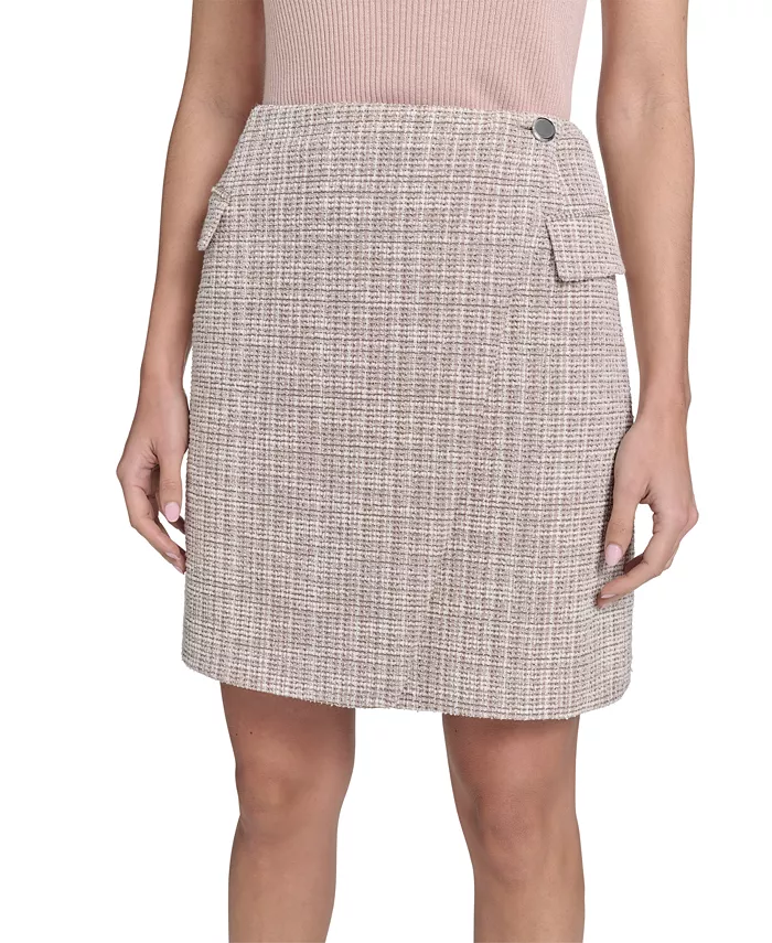 Женская фактурная юбка-карандаш с имитацией запаха Calvin Klein, розовый
Женская фактурная юбка-карандаш с имитацией запаха Calvin Klein, розовый