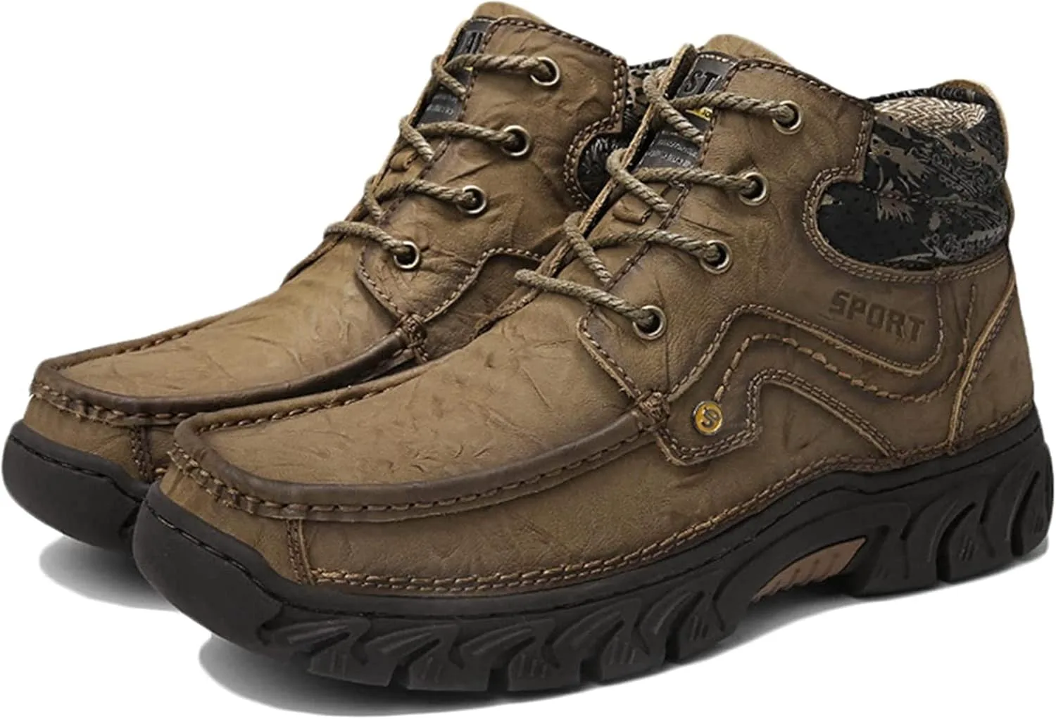 Мужские осенне-зимние ботинки Yiozoi, ботинки для улицы и ходьбы, на шнуровке, высокие, легкие, теплые кожаные рабочие ботинки, хаки
Мужские осенне-зимние ботинки Yiozoi, ботинки для улицы и ходьбы, на шнуровке, высокие, легкие, теплые кожаные рабочие ботинки, хаки