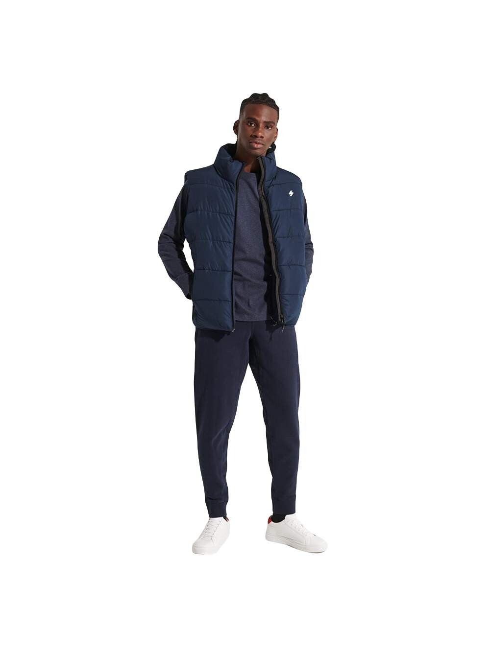 Пуховик без рукавов с винтажным логотипом Superdry, синий
Пуховик без рукавов с винтажным логотипом Superdry, синий