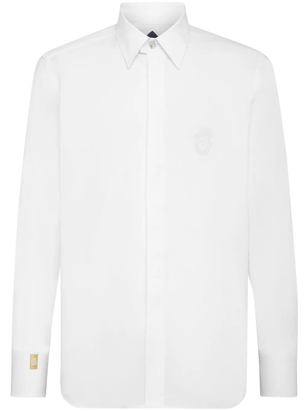 Рубашка с вышитым логотипом Billionaire, белый
Рубашка с вышитым логотипом Billionaire, белый