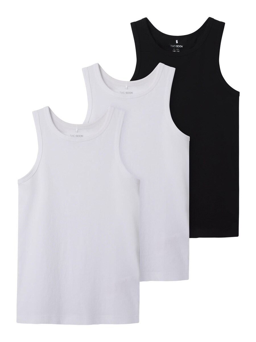 Майка TWO SOON, черный/белый
Майка TWO SOON, черный/белый