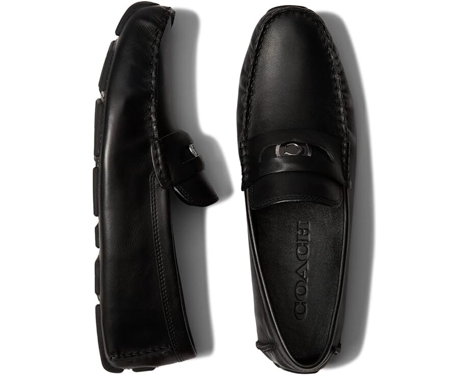 Лоферы COACH C Coin Leather Driver, черный 
Лоферы COACH C Coin Leather Driver, черный