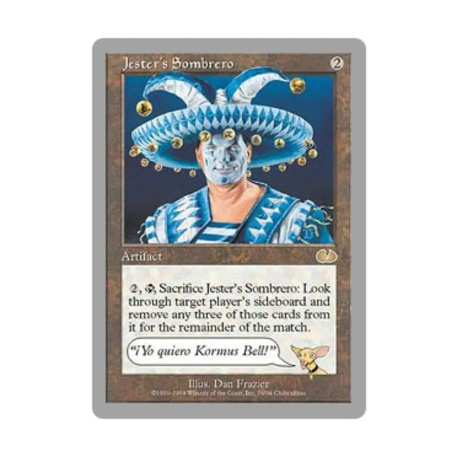 CCG Сомбреро Шута ( клавиша R), MTG - Unglued
CCG Сомбреро Шута ( клавиша R), MTG - Unglued