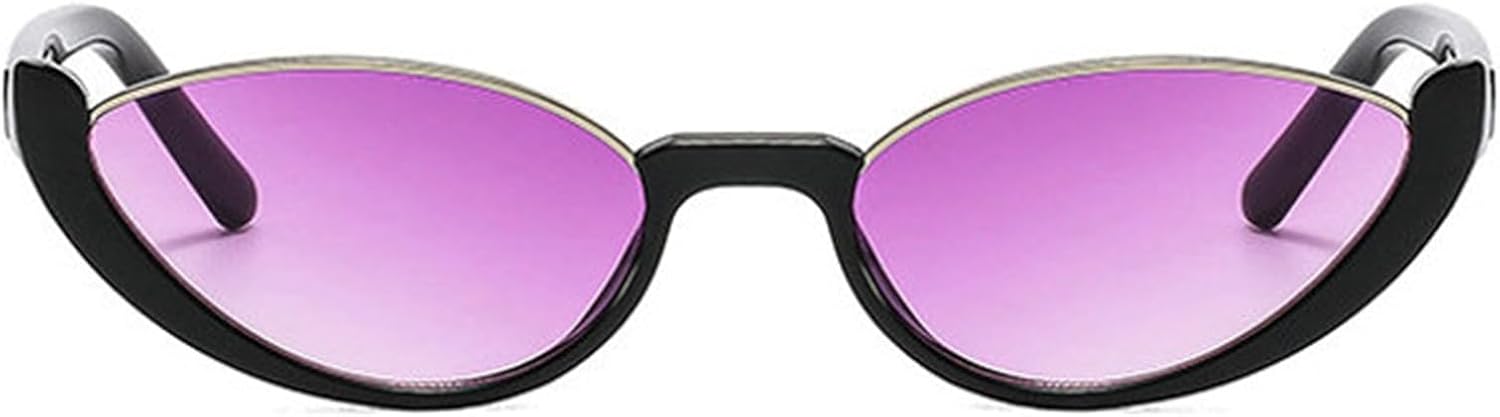Willochra Модные маленькие солнцезащитные очки «кошачий глаз» для женщин, ретро, стильные, с защитой от УФ-излучения UV400, женские солнцезащитные очки F27, Black Purple
Willochra Модные маленькие солнцезащитные очки «кошачий глаз» для женщин, ретро, стильные, с защитой от УФ-излучения UV400, женские солнцезащитные очки F27, Black Purple
