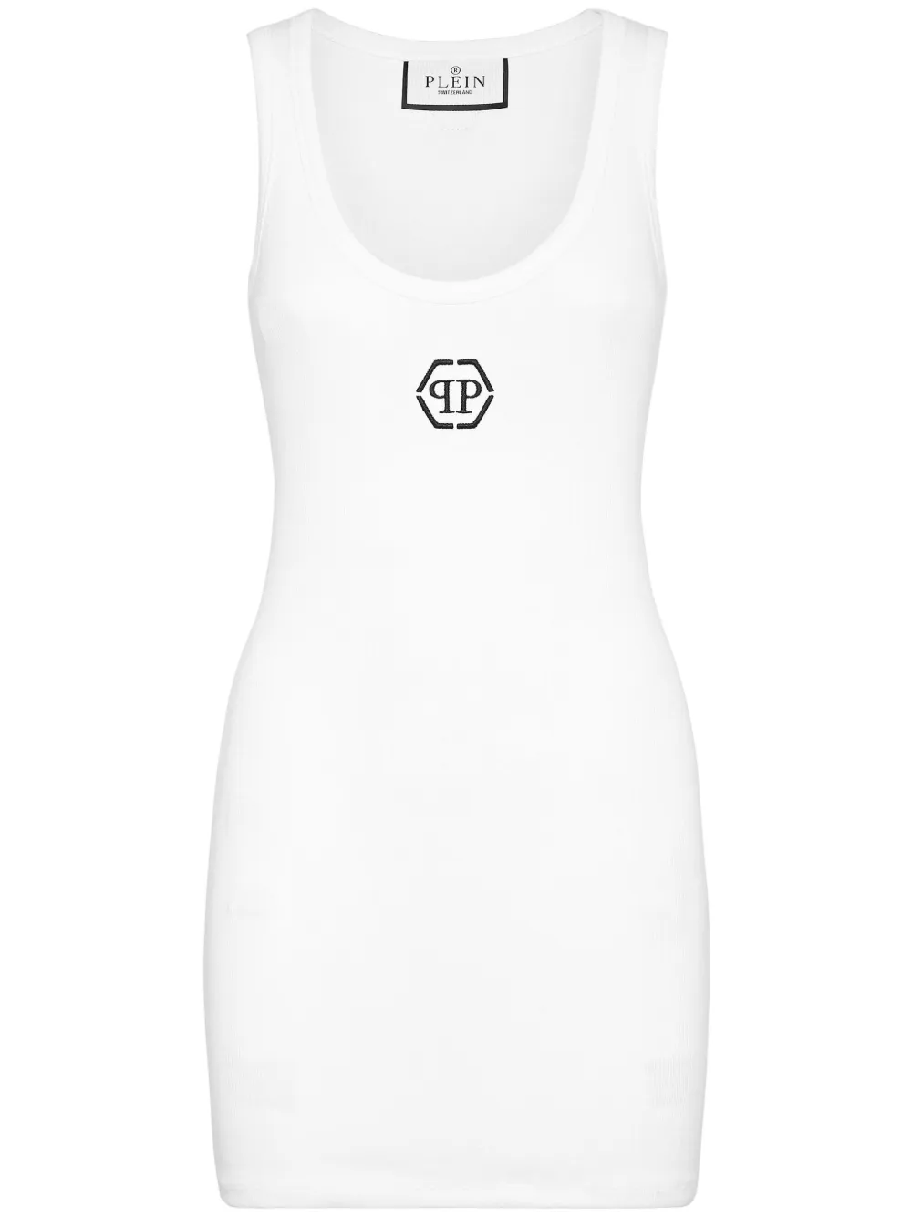 Платье с вышитым логотипом Philipp Plein, белый
Платье с вышитым логотипом Philipp Plein, белый
