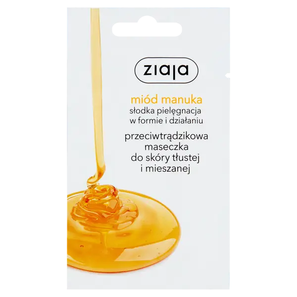 Маска для лица с медом манука, 7 мл Ziaja
Маска для лица с медом манука, 7 мл Ziaja