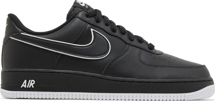 Кроссовки Air Force 1 '07 'Black White', черный 
Кроссовки Air Force 1 '07 'Black White', черный