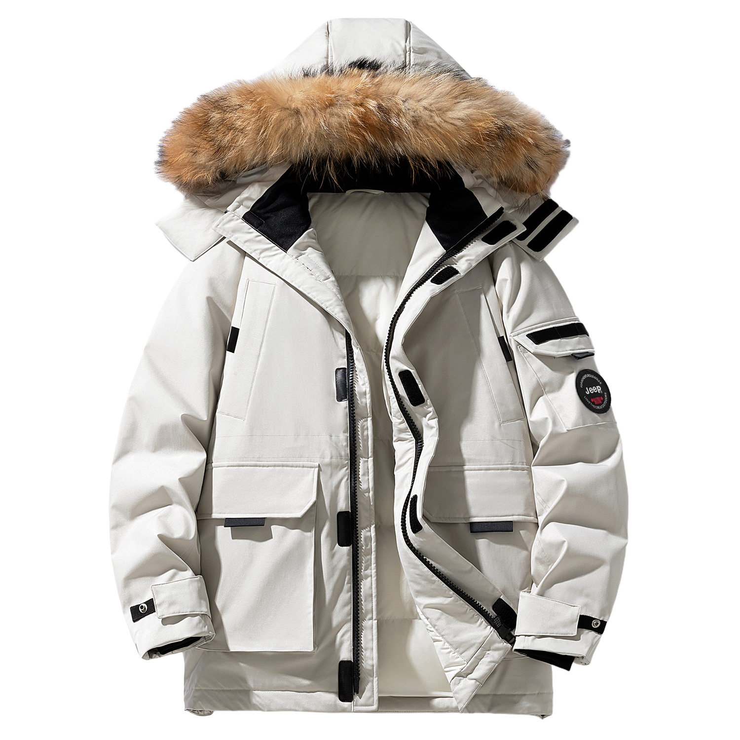 Jeep Унисекс пуховик, Khaki 
Jeep Унисекс пуховик, Khaki