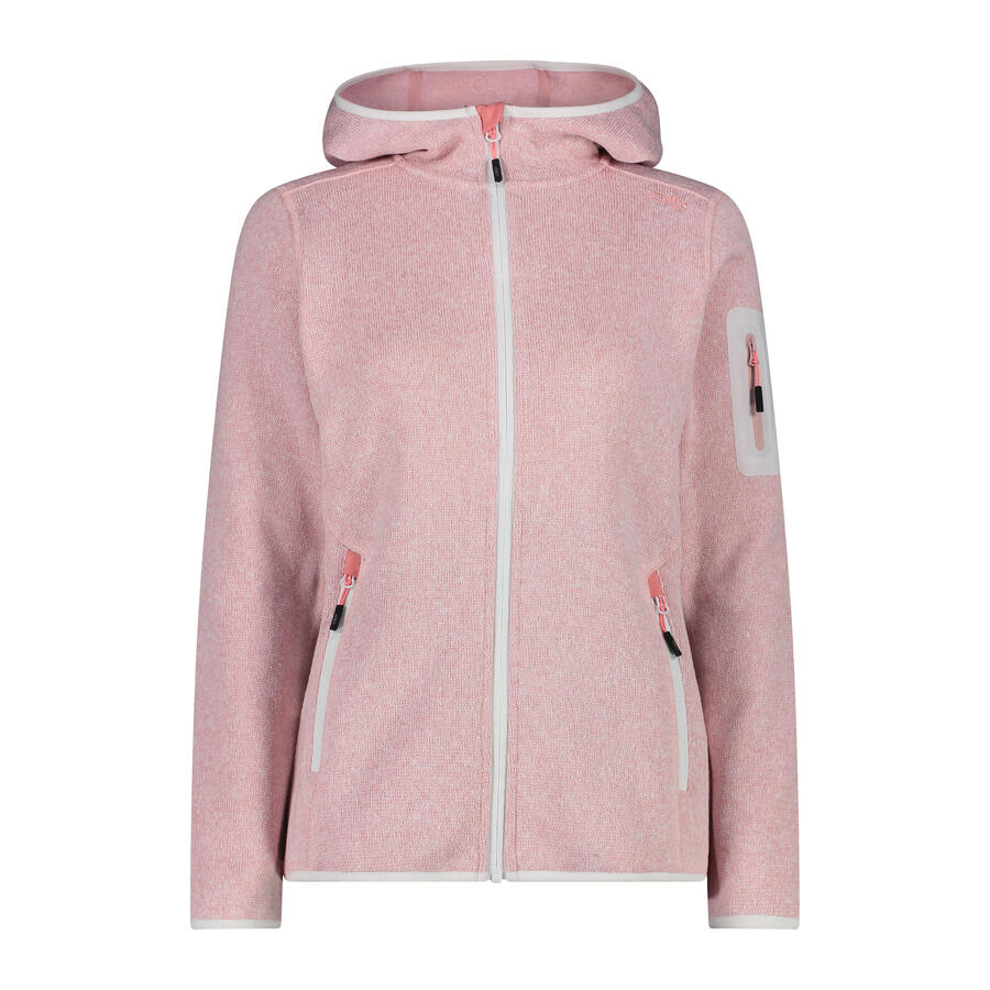 Женская куртка CMP с капюшоном из трикотажного меланжевого цвета 3H19826
Женская куртка CMP с капюшоном из трикотажного меланжевого цвета 3H19826