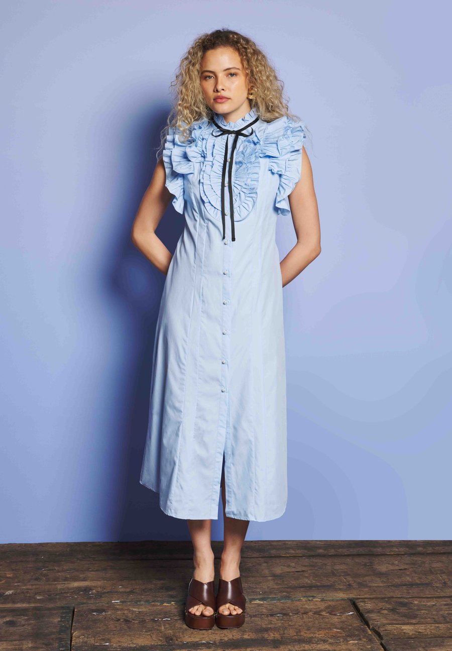 Платье Sister Jane GLASSY RUFFLE PLEAT MIDI, Blue
Платье Sister Jane GLASSY RUFFLE PLEAT MIDI, Blue