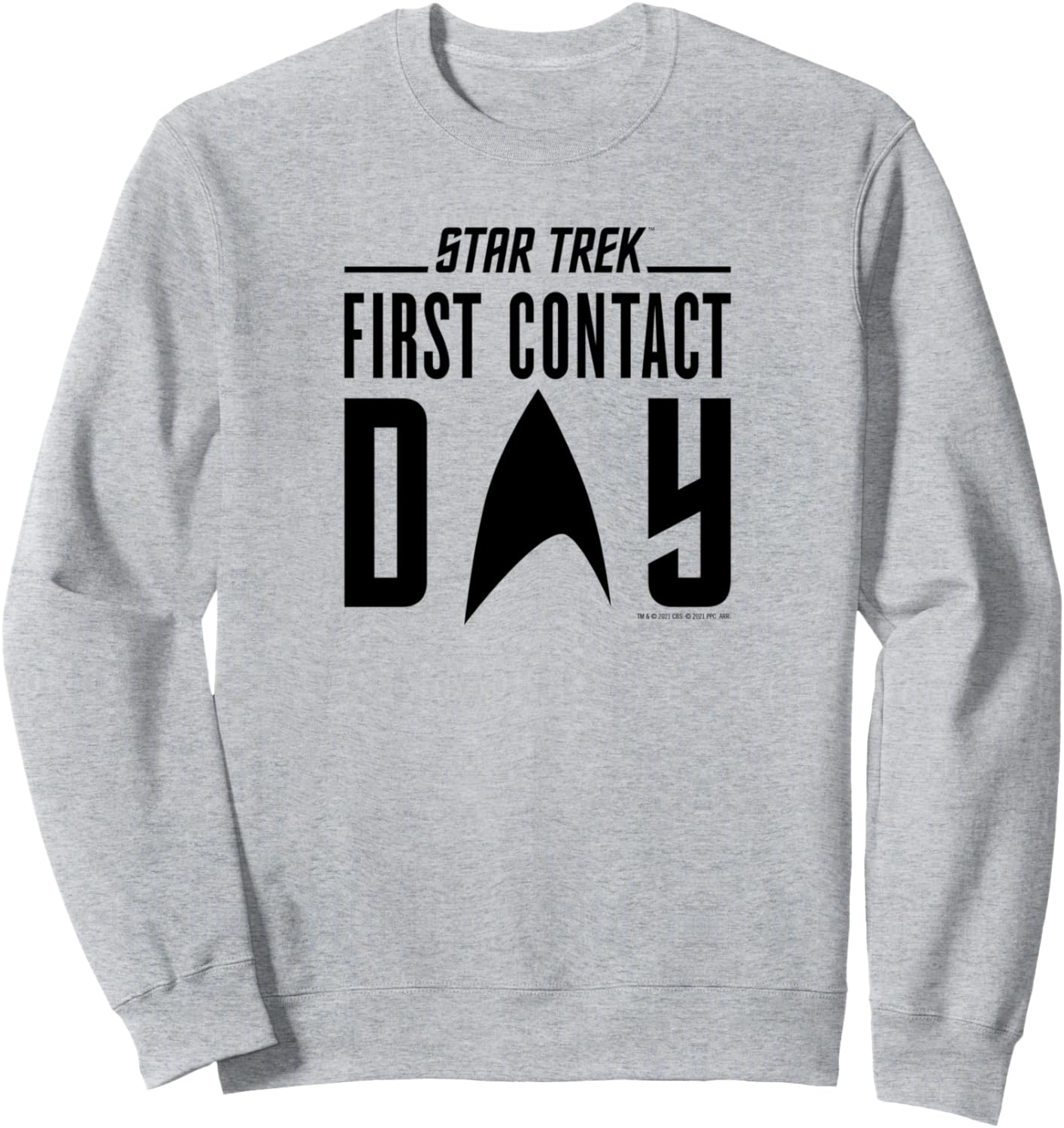 Толстовка с логотипом Star Trek: First Contact Day, серый
Толстовка с логотипом Star Trek: First Contact Day, серый
