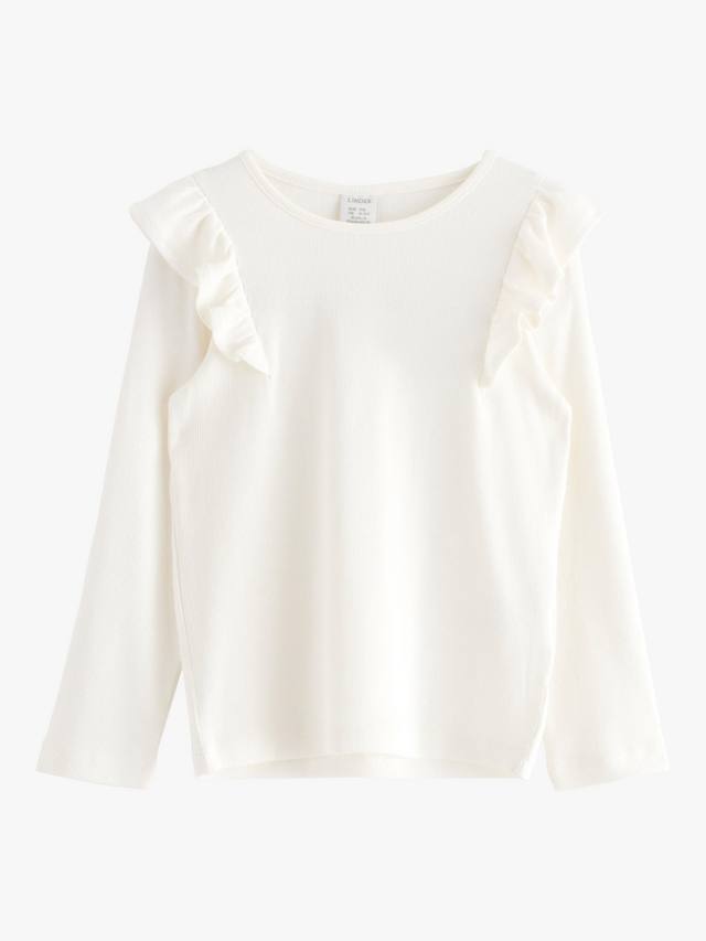 Детский топ с длинными рукавами и оборками Lindex, цвет Light Dusty White
Детский топ с длинными рукавами и оборками Lindex, цвет Light Dusty White