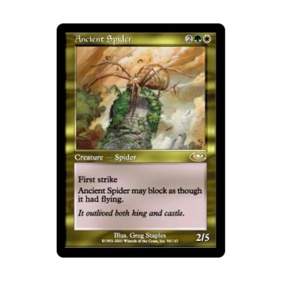 CCG Древний паук (клавиша R), MTG - Planeshift
CCG Древний паук (клавиша R), MTG - Planeshift