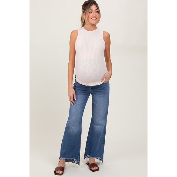 Джинсы для беременных с рваными краями, асимметричным низом, укороченным расклешенным низом. Pinkblush
Джинсы для беременных с рваными краями, асимметричным низом, укороченным расклешенным низом. Pinkblush