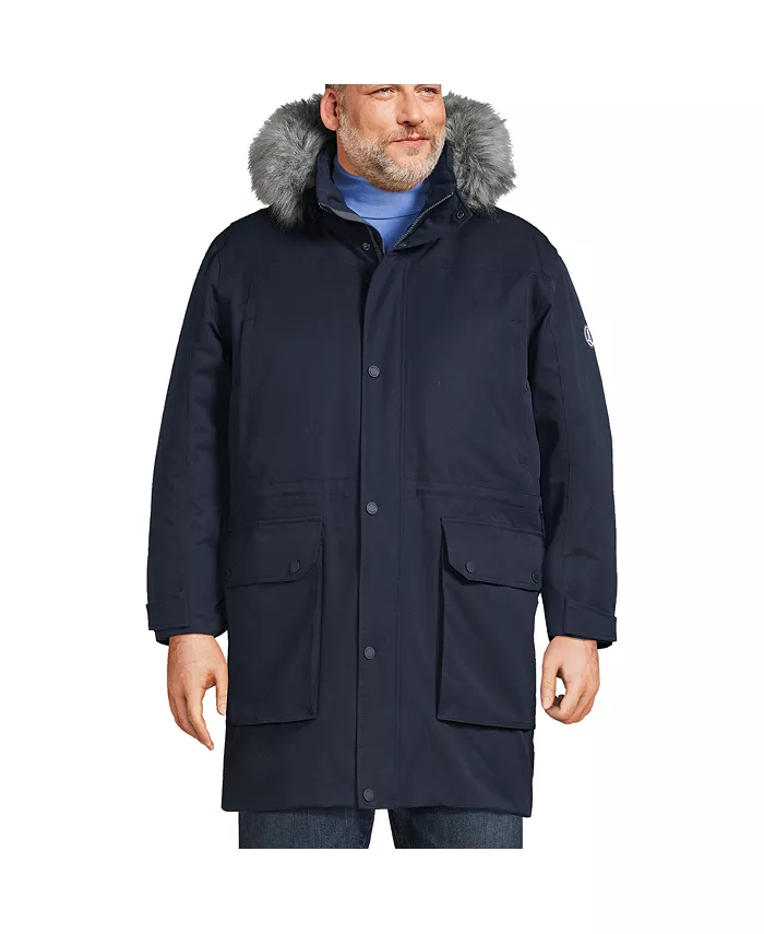 Парка зимняя утепленная пуховая Big & Tall Expedition с водоотталкивающей пропиткой Lands' End, синий
Парка зимняя утепленная пуховая Big & Tall Expedition с водоотталкивающей пропиткой Lands' End, синий
