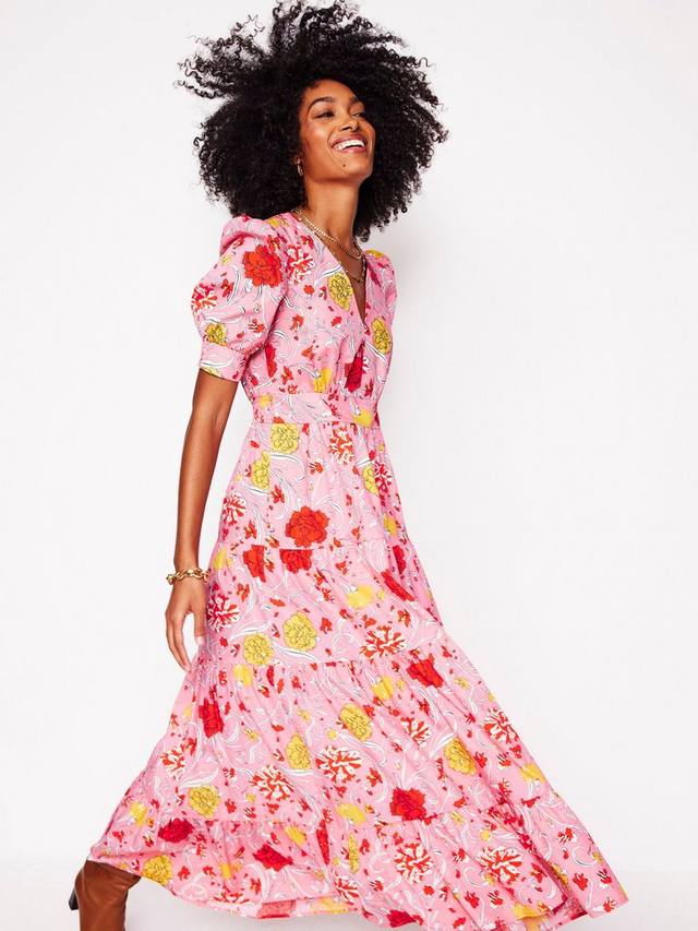 Макси-платье bella с цветочным принтом и пышными рукавами Boden, розовый/разноцветный
Макси-платье bella с цветочным принтом и пышными рукавами Boden, розовый/разноцветный