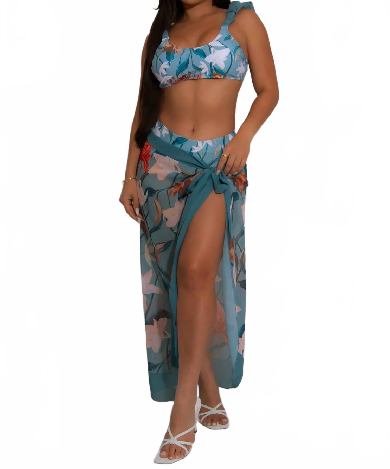 Островной цветочный комплект бикини в голубом Diva
Островной цветочный комплект бикини в голубом Diva