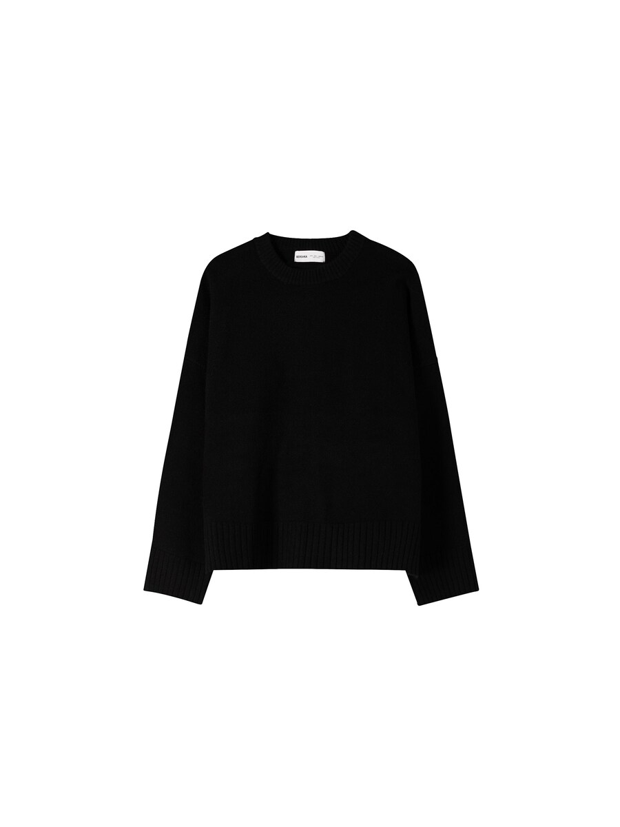 Свитер Bershka, черный
Свитер Bershka, черный