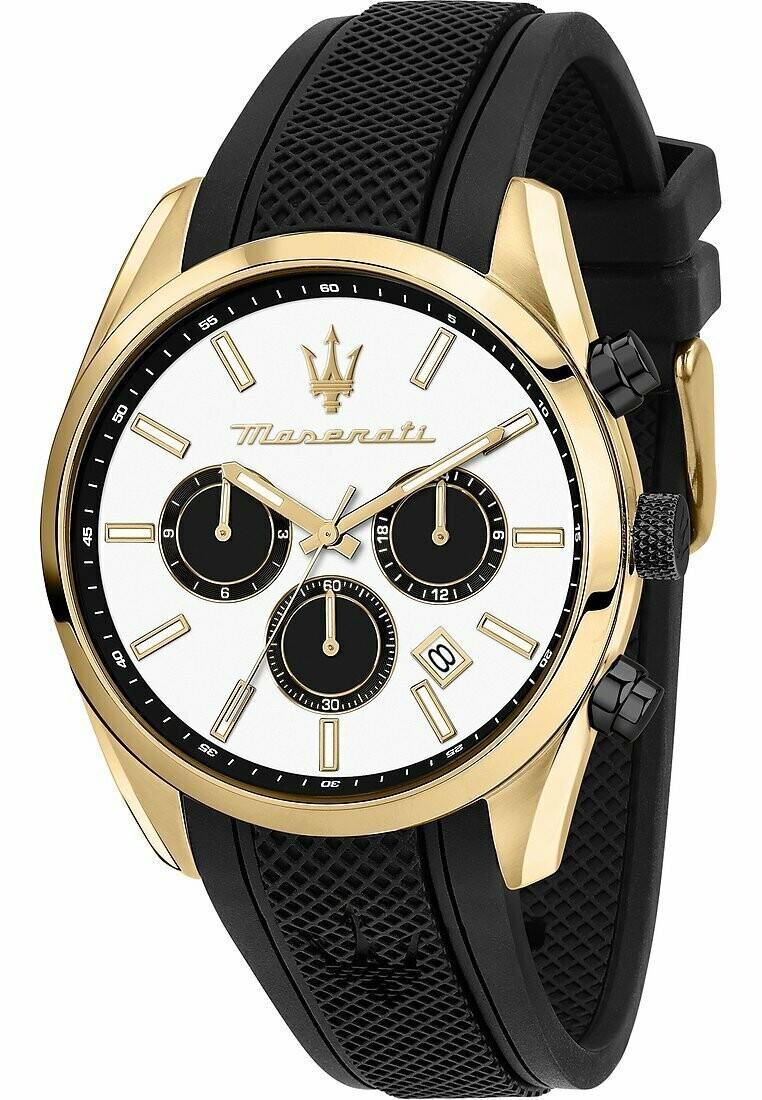 Часы с хронографом QUARZ Maserati, золотой
Часы с хронографом QUARZ Maserati, золотой