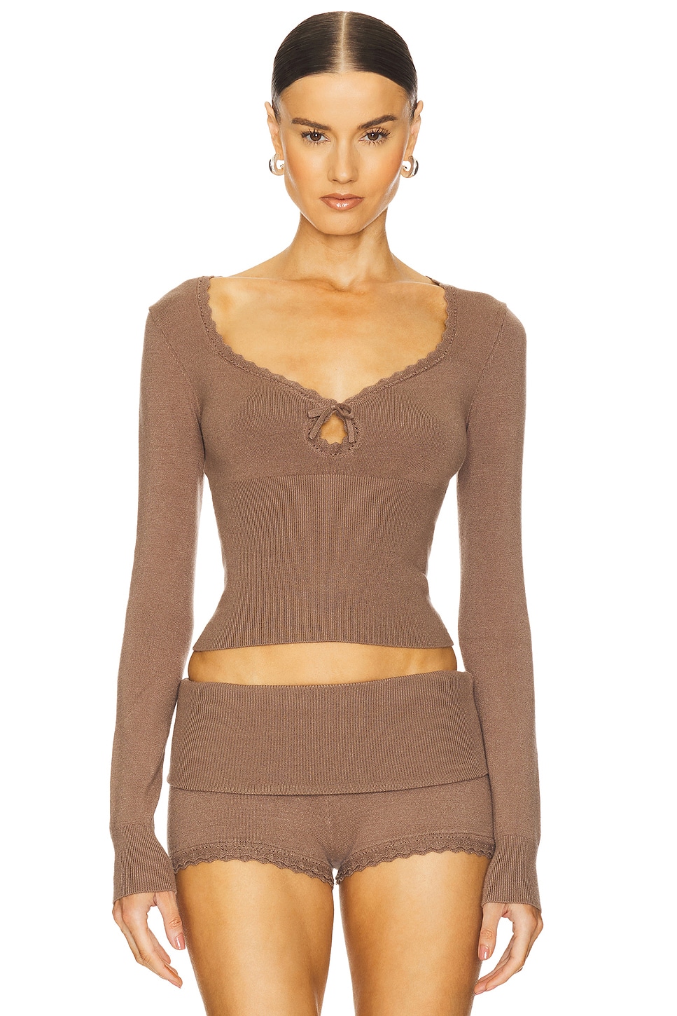 Свитер с длинными рукавами dolores Loba, коричневый 
Свитер с длинными рукавами dolores Loba, коричневый