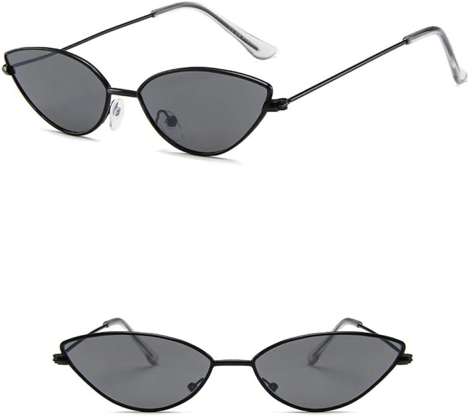 Металлические узкие очки, серебристые зеркальные треугольные солнцезащитные очки для женщин, винтажные крошечные солнцезащитные очки «кошачий глаз» generic, Black Gray
Металлические узкие очки, серебристые зеркальные треугольные солнцезащитные очки для женщин, винтажные крошечные солнцезащитные очки «кошачий глаз» generic, Black Gray