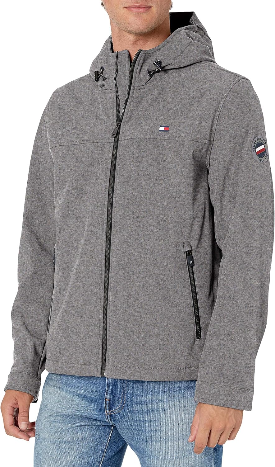 Мужская куртка Tommy Hilfiger Soft Shell с капюшоном и водонепроницаемой отделкой, Heather Grey
Мужская куртка Tommy Hilfiger Soft Shell с капюшоном и водонепроницаемой отделкой, Heather Grey